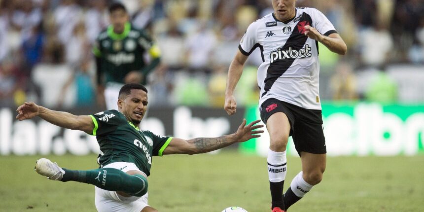 Palmeiras arranca empate com o Vasco em jogo movimentado