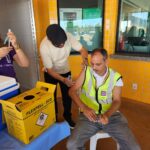 Secretaria de Saúde e Polícia Rodoviária Federal realizam ação conjunta voltada ao bem-estar de caminhoneiros