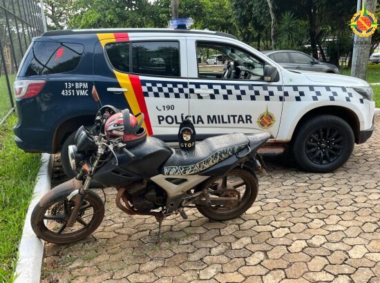 PMDF recupera motocicleta roubada em Sobradinho