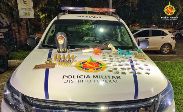 PMDF apreende drogas e armas em Sobradinho