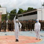 Secretaria de Saúde treina militares para aplicação do inseticida intradomiciliar “aero system”