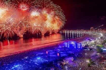 Réveillon no Rio tem mais de 5 milhões de pessoas em várias áreas