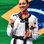 Milena Titoneli é prata no Mundial de taekwondo, o 3º pódio do Brasil