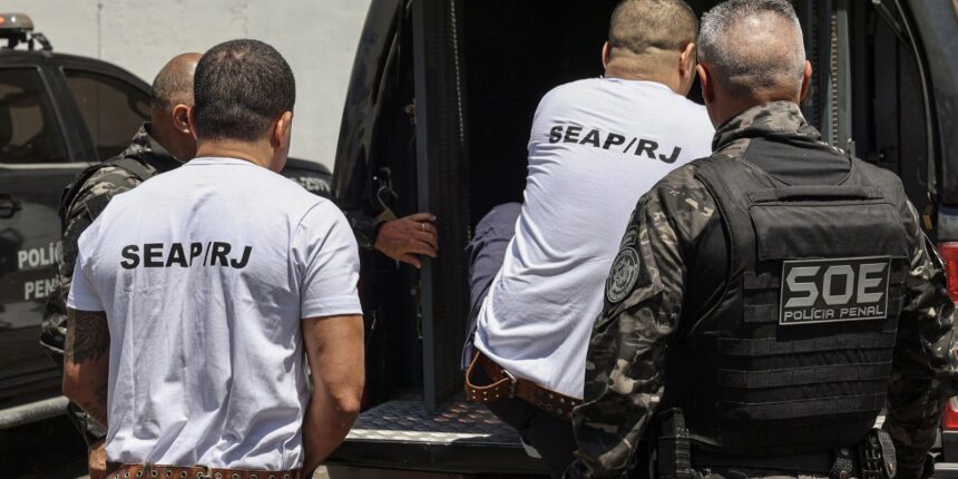 Chefes do Comando Vermelho são transferidos para presídios federais