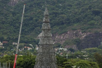 Rio se prepara para inaugurar árvore de natal da lagoa