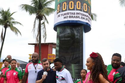 Brasil tem recorde de 9 milhões de turistas internacionais em 2025