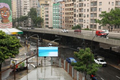 Estado de SP deve ter chuva e ventos intensos até a próxima terça
