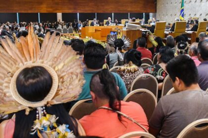 STF abre sessão de julgamento do marco temporal de terras indígenas