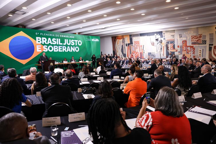 Marcelo Camargo/Agência Brasil Brasília (DF), 04/12/2025 - O presidente Luiz Inácio Lula da Silva abre a 6ª Reunião Plenária do Conselho de Desenvolvimento Econômico Social Sustentável (CDESS), no Palácio Itamaraty. Foto: Marcelo Camargo/Agência Brasil