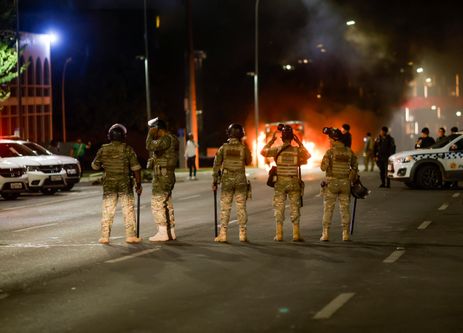 Reuters/Adriano Machado/Direitos Reservados Demonstrations erupt in Brasilia