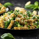 Imagem de um prato de salada macarrão