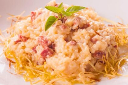 Risoto de mortadela