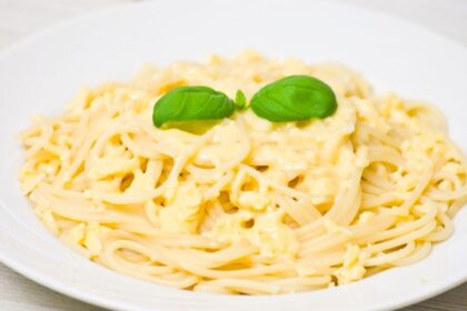 Fotografia de um macarrão