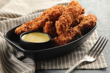 foto de frango empanado