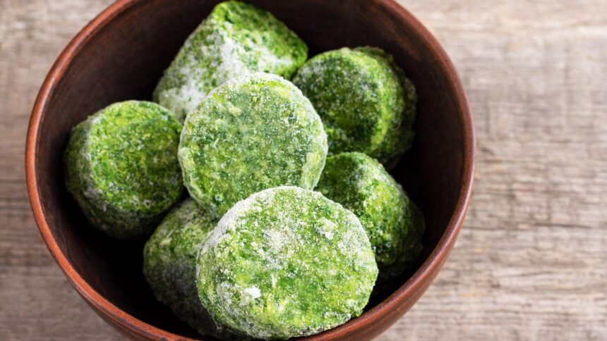 Tempero congelado para usar na cozinha