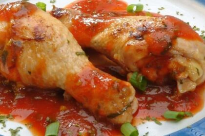 Coxas de frango ao molho