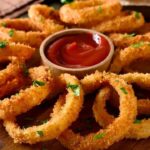 Crocante por fora e macio por dentro: Como fazer anéis de cebola