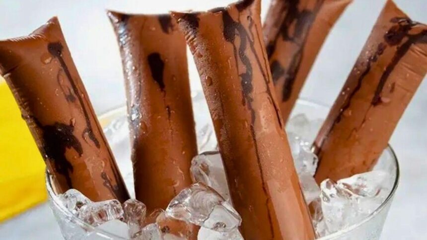 Sacolé de brigadeiro