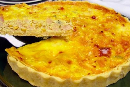 Receita de quiche de frango com requeijão sem complicação