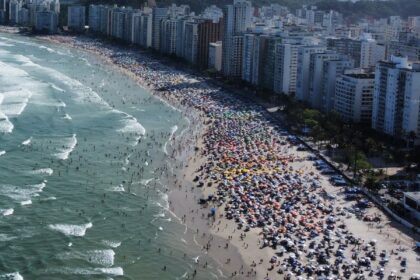 SP: Defesa Civil emite alerta extremo de temporal no Guarujá