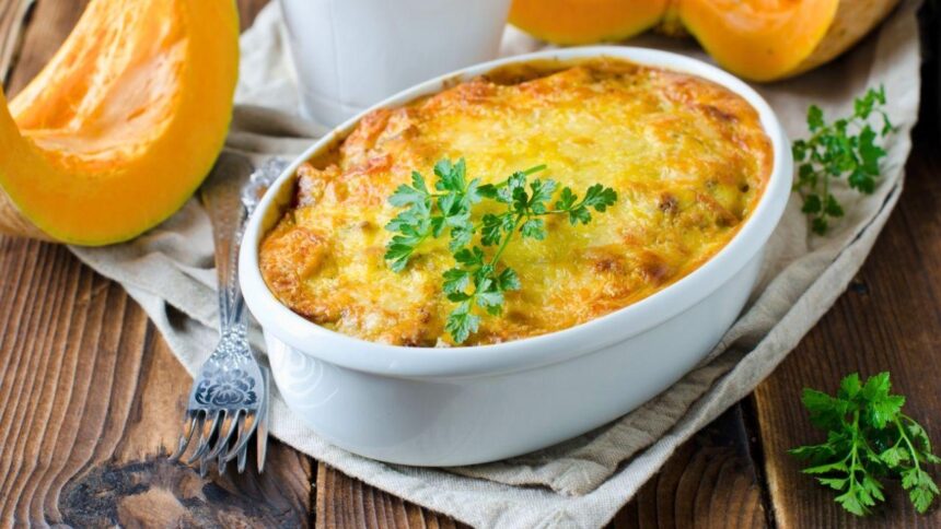 Kibe de abóbora recheado