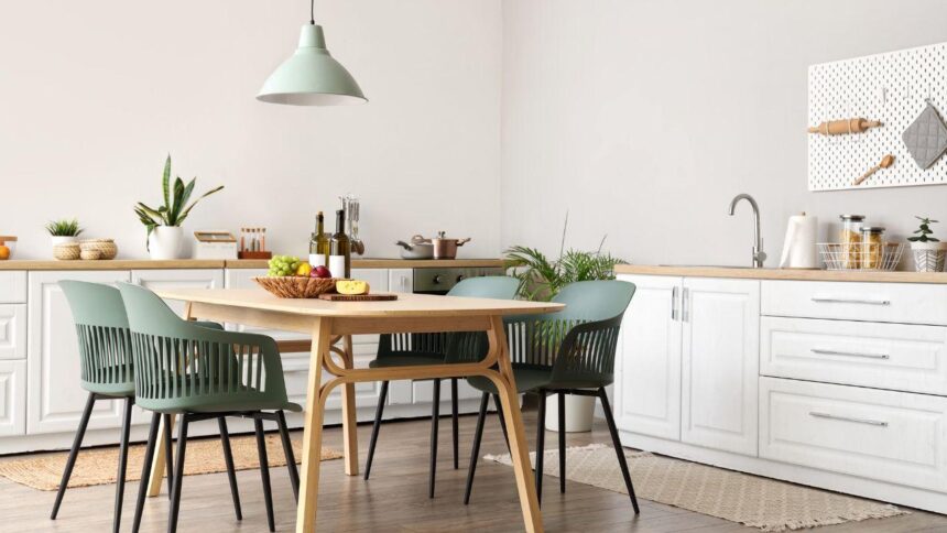 Cozinha limpa e organizada