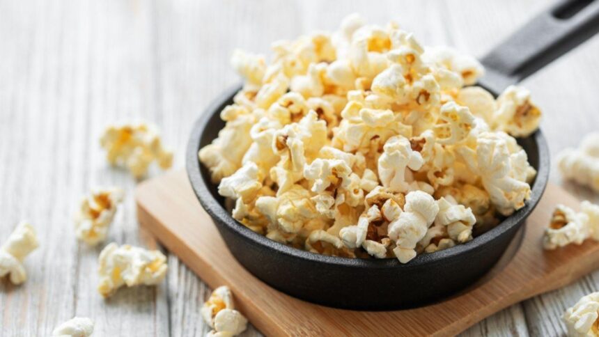 Pipoca sem óleo, sem culpa e com muito sabor