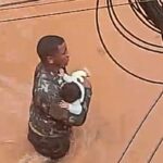 "Eu só fui”: ex-soldado salva criança de inundação em Juiz de Fora
