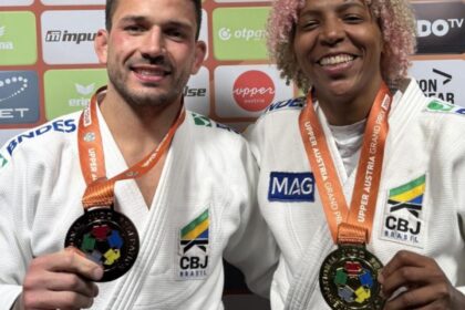Rafaela Silva é ouro e Cargnin bronze no Grand Prix de judô da Áustria
