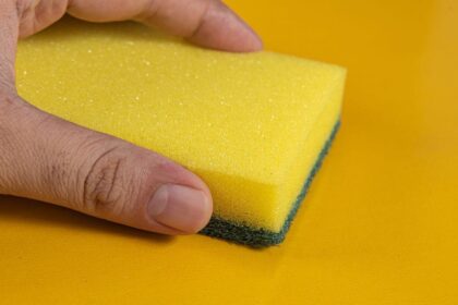 Bucha de cozinha deve ser trocada regularmente para evitar contaminação