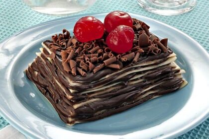 Lasanha de chocolate: sobremesa inusitada que surpreende no sabor