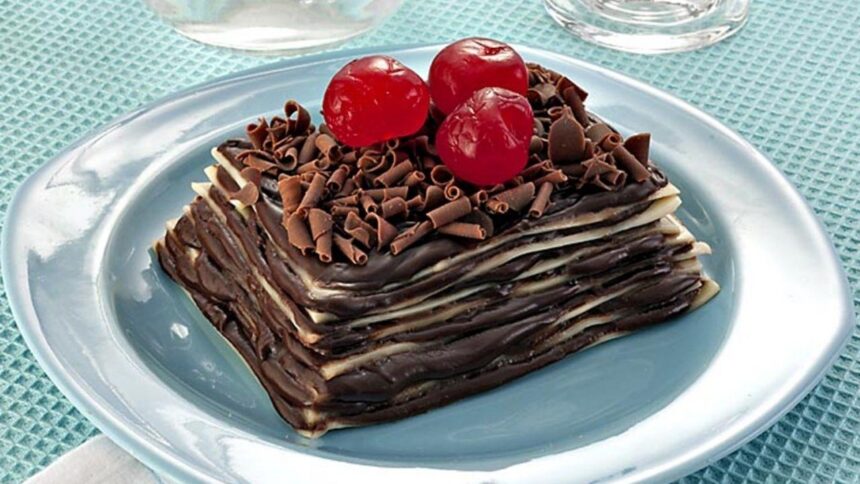 Lasanha de chocolate: sobremesa inusitada que surpreende no sabor