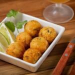 Imagem de uma porção de bolinho