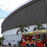 Defesa Civil do Rio interdita parte do Velódromo atingido por incêndio