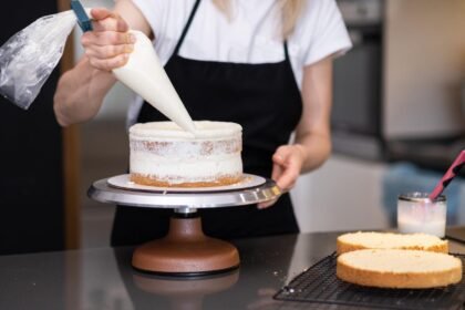 cobertura de bolo de chantilly