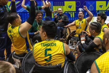 Seleção de rúgbi em cadeira de rodas conquista torneio internacional