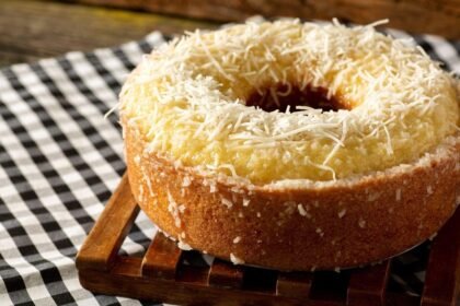 Imagem de um bolo de coco