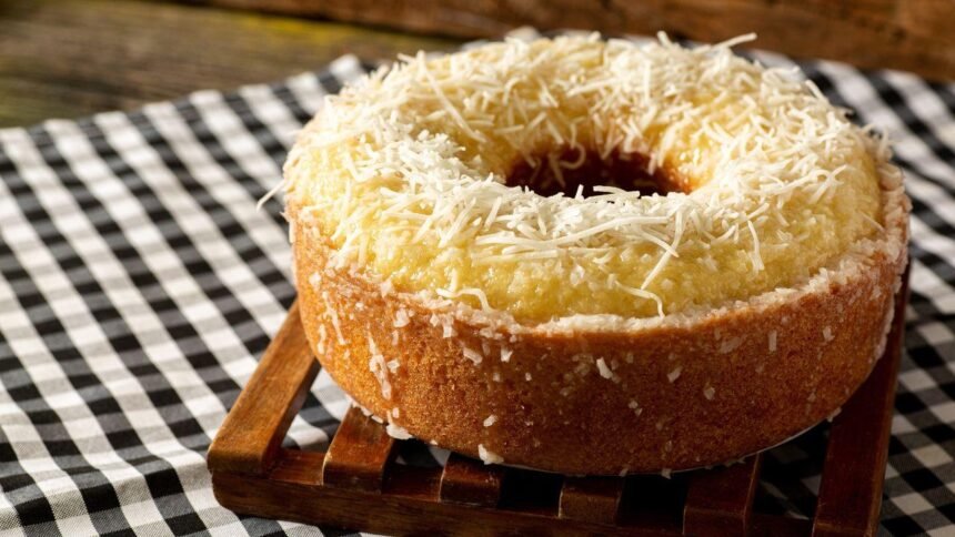 Imagem de um bolo de coco