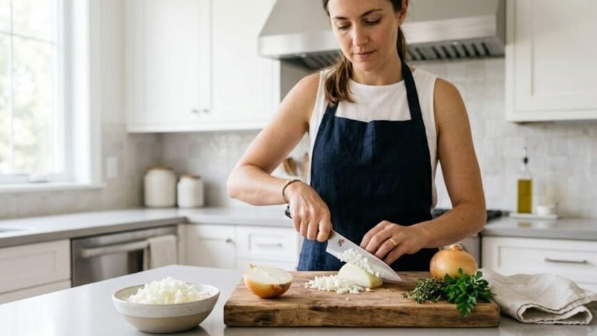 Brunoise, julienne e outros cortes: aprenda a cortar cebola como um chef