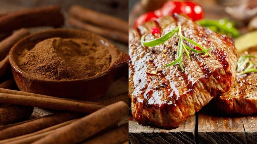 Canela e carne