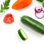 Pepinos e tomates