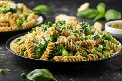 Macarrão com brócolis