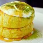 Conheça a panqueca suflê de matcha que está conquistando a internet