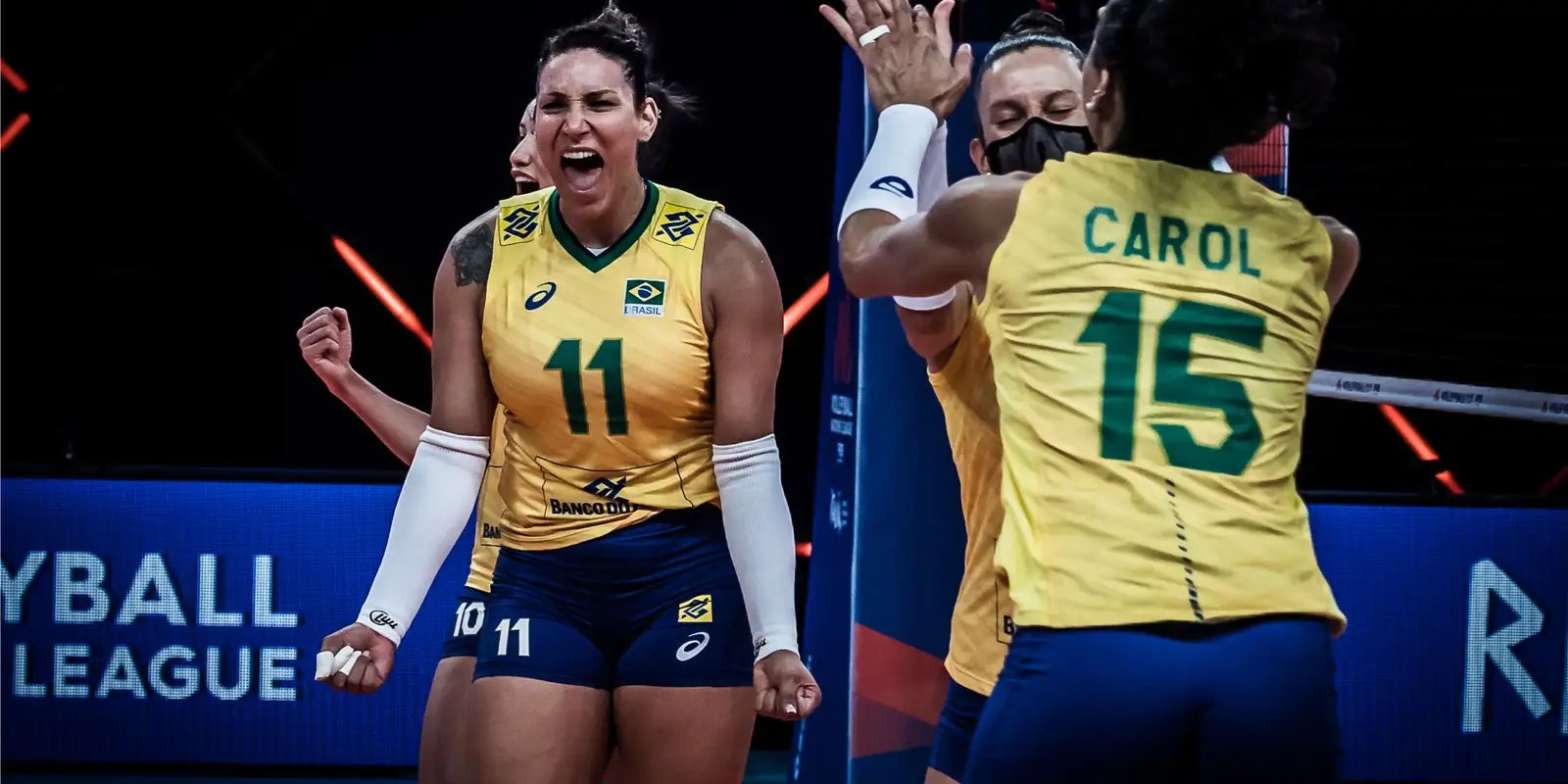 Invicto, Brasil encara campeãs olímpicas na Liga das Nações de Vôlei