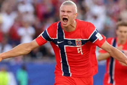 Noruega goleia Iraque em retorno à Copa; Haaland marcou dois gols