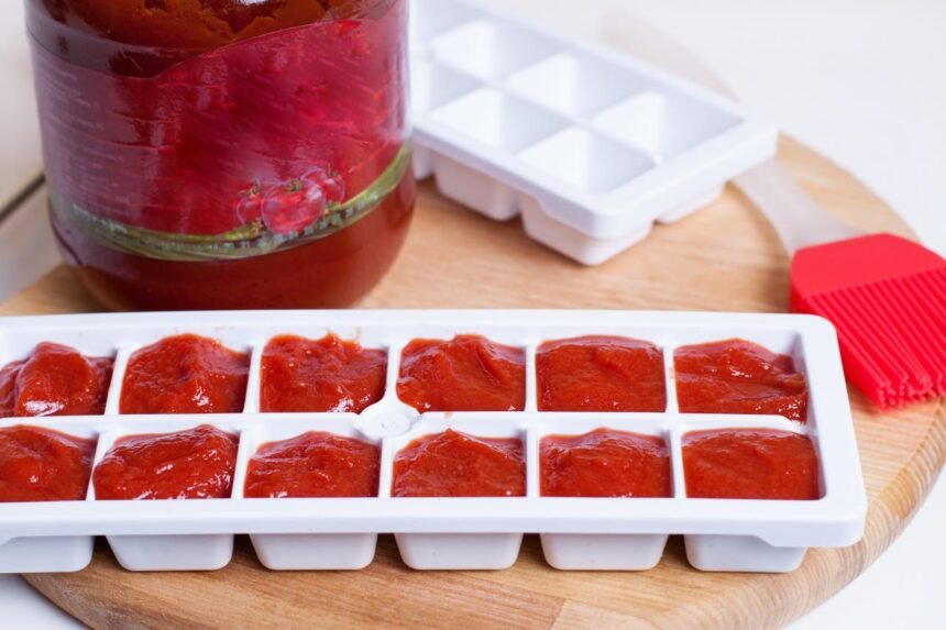 molho de tomate congelado
