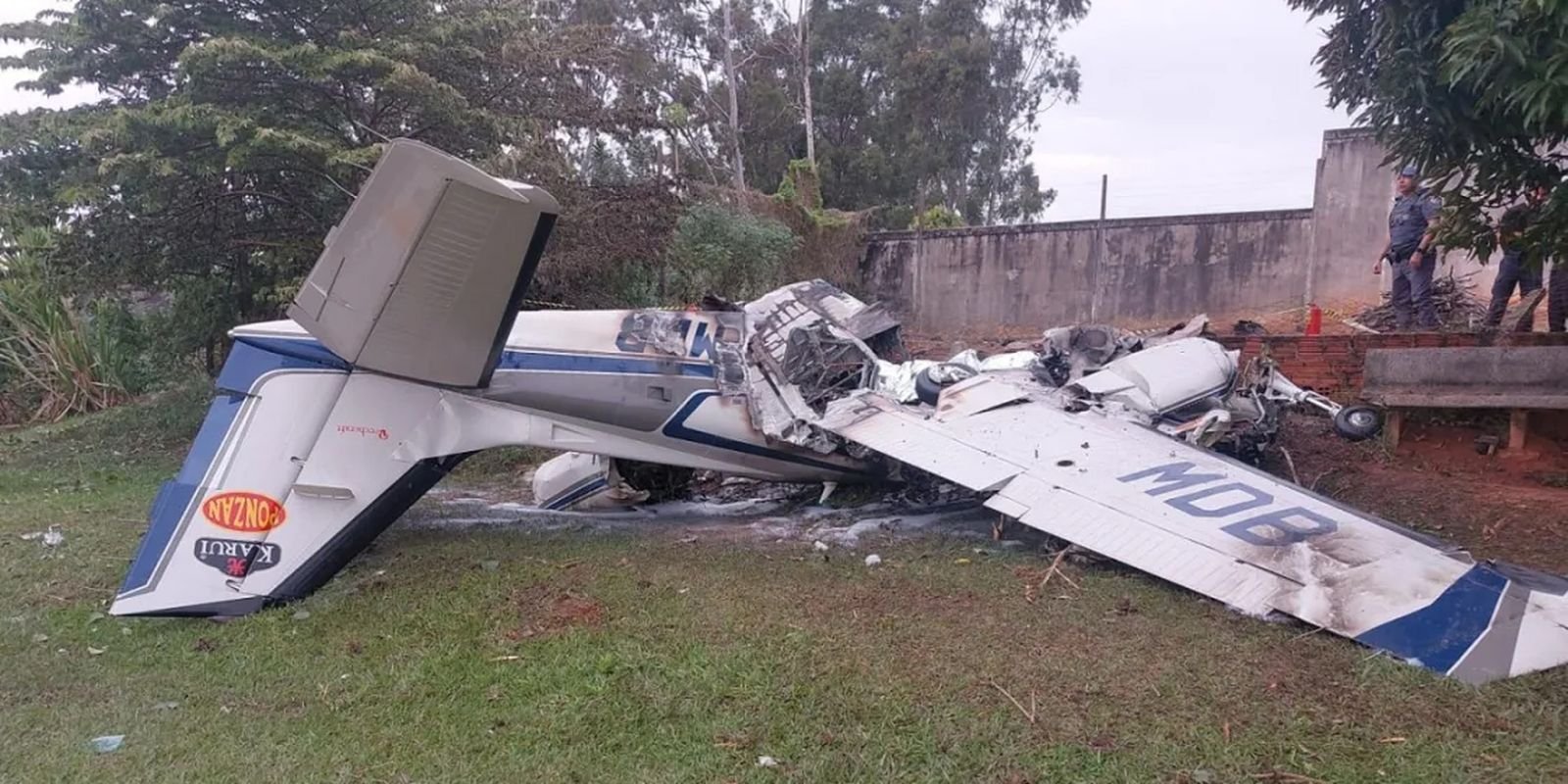 Queda de monomotor deixa dois mortos em Marília, interior de São Paulo