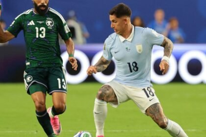 Uruguai arranca 1 a 1 com Arábia Saudita em estreia do Grupo H da Copa