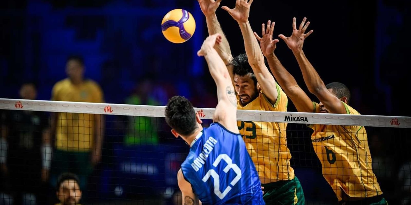 Vôlei: Brasil é superado pela Itália, seu 2º revés na Liga das Nações
