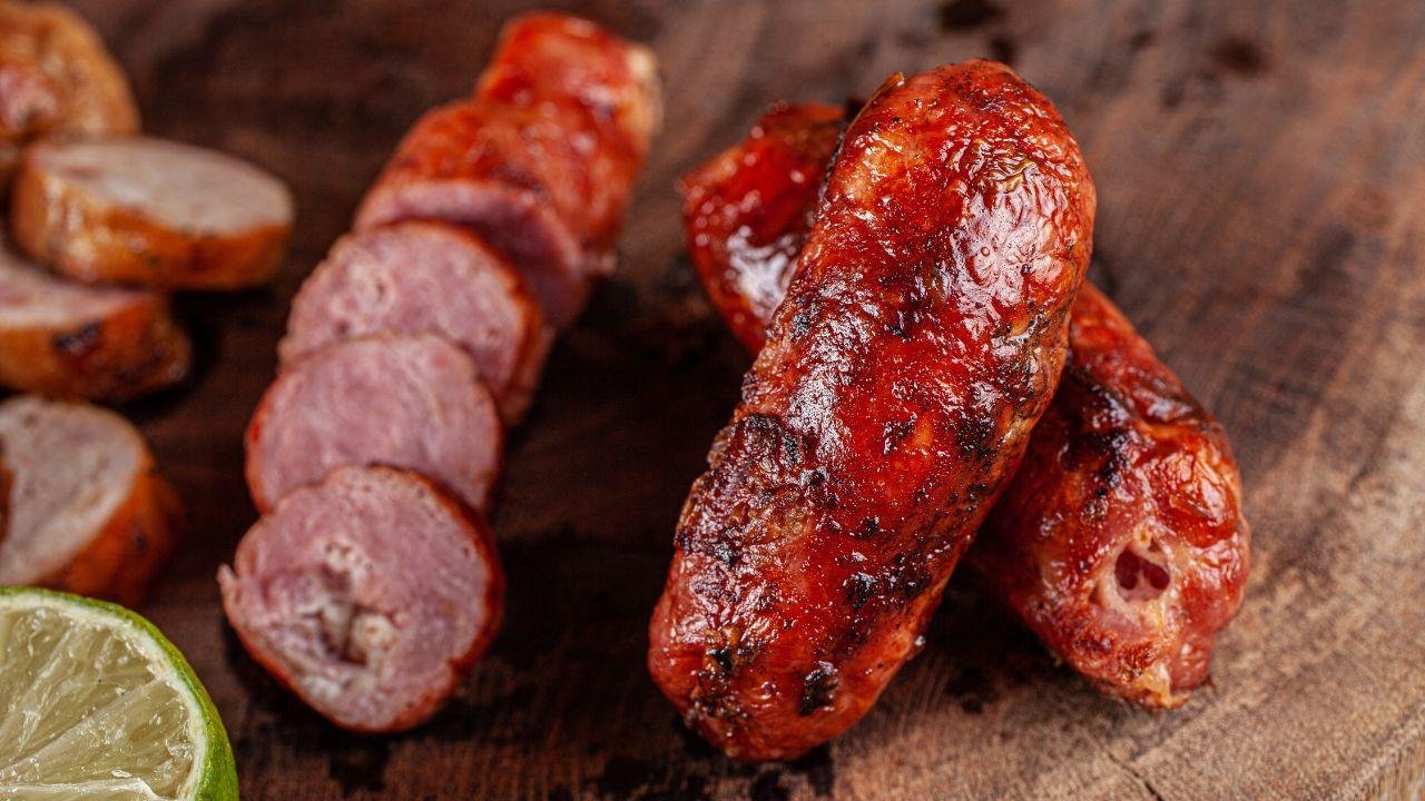 Imagem de linguiça assada